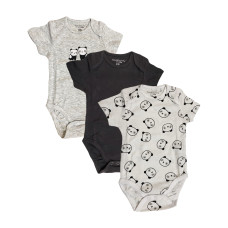 Fox & Bunny Baby Bodysuit Multi 3pcs pack L-74B